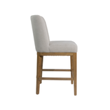 Devon Counter Stool - Ecru with Smoked Ash Legs