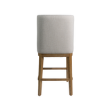 Devon Counter Stool - Ecru with Smoked Ash Legs