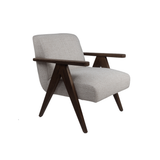 Windsor Armchair - Pebble with Sable Legs