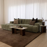 Valletta 3 Seater with Chaise - Mystique Fern