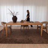 Rowan 2000 Dining Table - Honey Oak