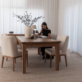 Portland Extension Dining Table - Honey Oak