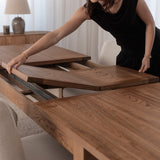 Portland Extension Dining Table - Honey Oak