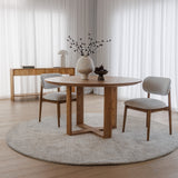 Hadley Dining Chair - Oat with Natural Oak Legs