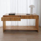 Carver Console - Honey Oak