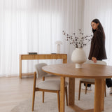 Hadley Dining Chair - Oat with Natural Oak Legs