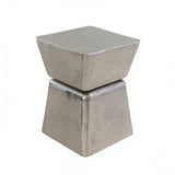 Cinder Side Table - Raw Nickel