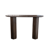 Luna Marble Wood Console