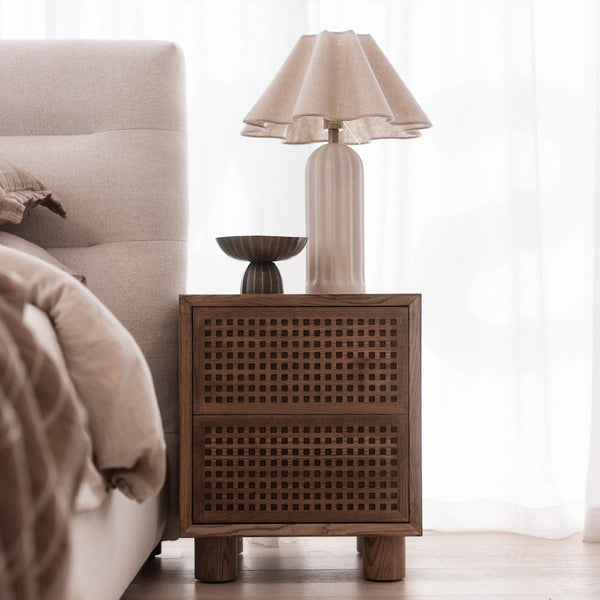 Mira 2 Drawer Bedside