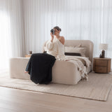 Lumiere Bed - Ecru
