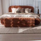 Aveline Storage Ottoman - Spice