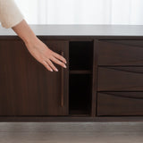 Winslow Entertainment Unit - Walnut Smoke