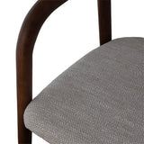 Soren Dining Chair - Ivory with Coffee Bean Legs