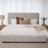 Orlando Bed - Light Grey