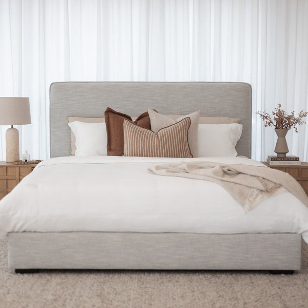 Orlando Bed - Light Grey