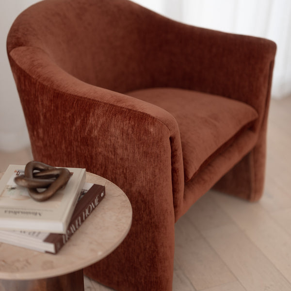 Zaira Armchair - Brown
