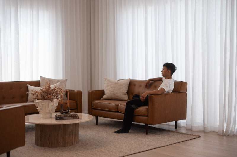 Chiswick Leather 2 Seater Sofa