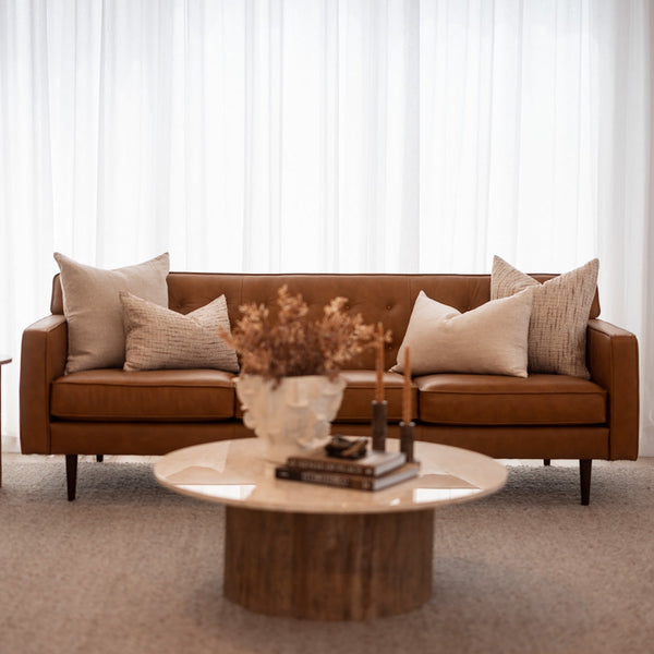 Chiswick Leather 3 Seater Sofa