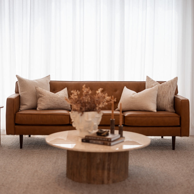 Chiswick Leather 3 Seater Sofa