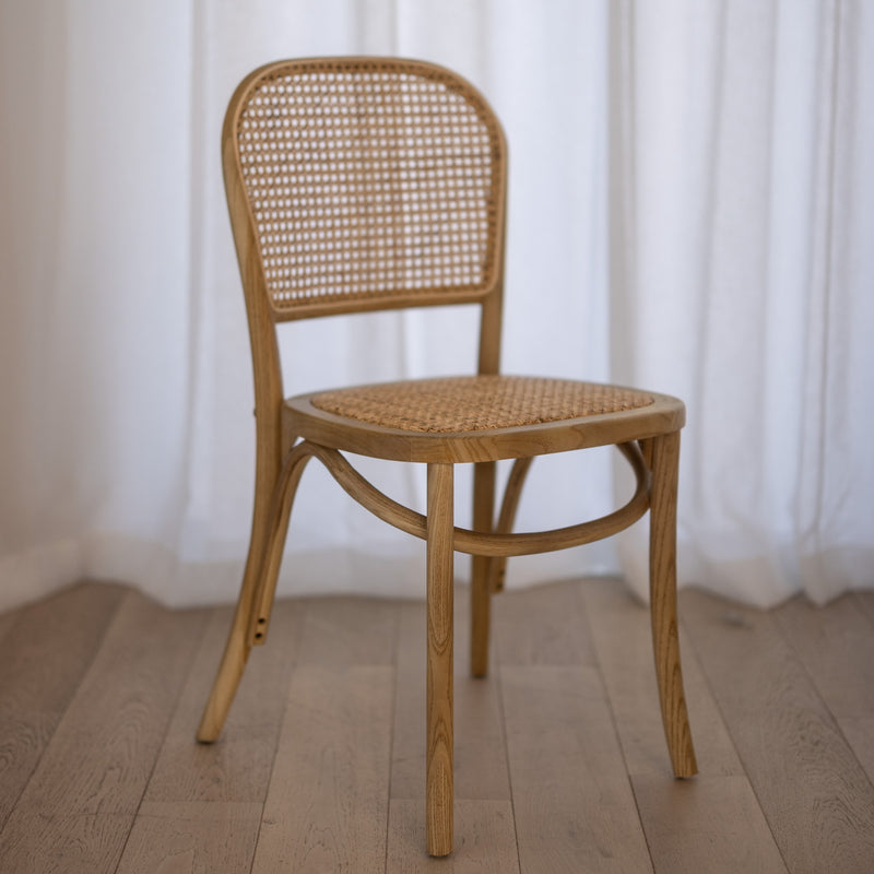 Camilla Elm Wood Chair - Natural