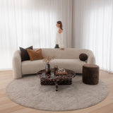 Circe Marble Coffee Table - Rosso