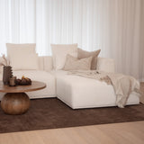 Verona 3 Seater with Reversible Chaise - Cloud Optical