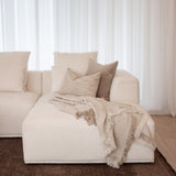 Verona 3 Seater with Reversible Chaise - Cloud Optical