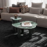 Netta Marble Coffee Table - Green