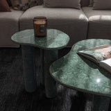 Netta Marble Side Table - Green