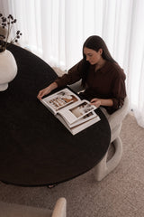 Iliad 2400 Dining Table - Black