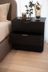 Lucie Bedside - Ebony