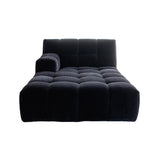Valletta LHS Chaise - Mystique Caviar