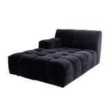 Valletta LHS Chaise - Mystique Caviar