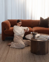 Rumi 4 Seater Sofa - Russet