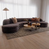 Bellini Curved 5 Seater Modular Lounge - Grace Caviar