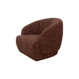 Portia Swivel Chair - Umber