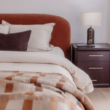 Aira 3 Drawer Bedside - Walnut