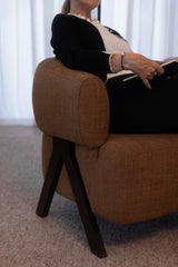 Mara Arm Chair - Hazelnut