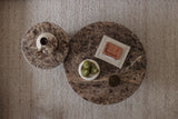 Luna Marble Wood Coffee Table