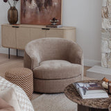 Biba Swivel Arm Chair - Tilly Raisin