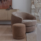 Biba Swivel Arm Chair - Tilly Raisin