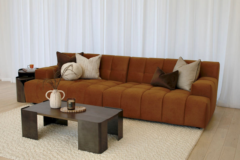 Valletta 4 Seater - Luxury Cinnamon
