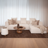 Verona 3 Seater with Reversible Chaise - Cloud Optical