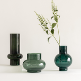 Vase Tummy B - Bottle Green