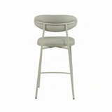 Viola Counter Stool - Greige with Greige Legs