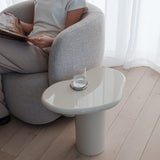Pebble Side Table - Gloss Latte