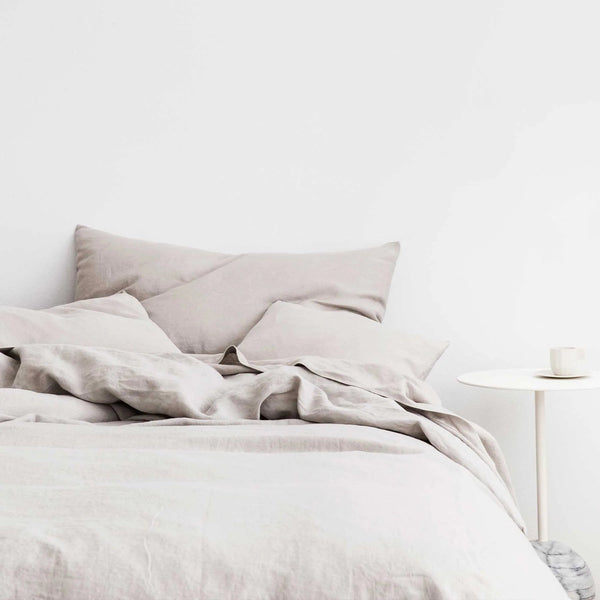 Linen Duvet Cover - Smoke Grey
