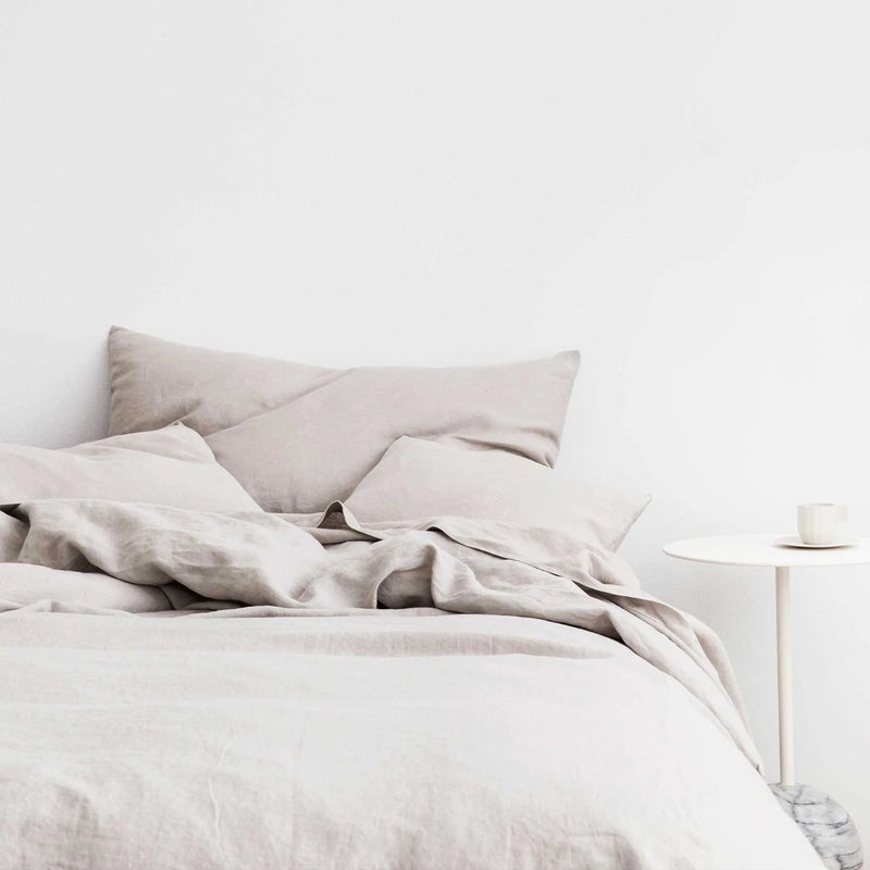 Linen Duvet Cover - Smoke Grey