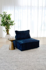 Bales 3 Seater with Chaise - Blue