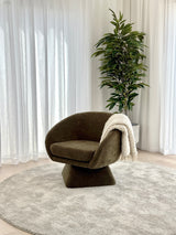 Lucca Swivel Chair - Olive